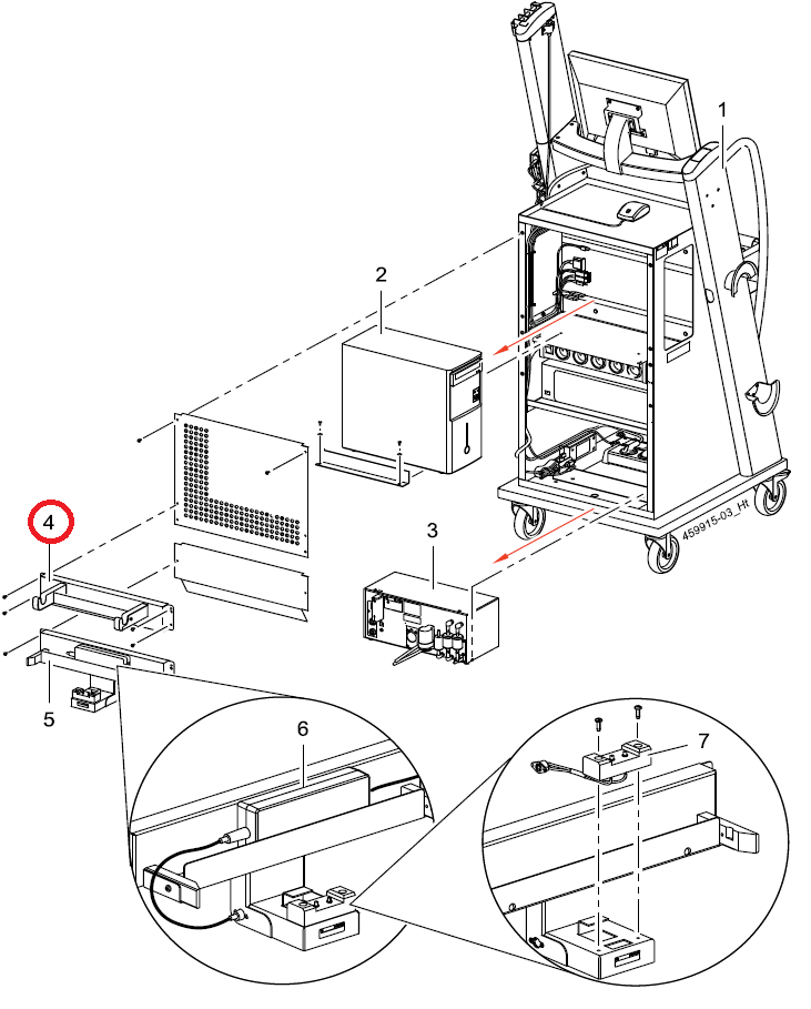 Fixtur trolley BEA 070/BEA 060