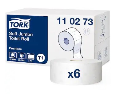 Tork Jumbo Mjukt Toa Prem T1