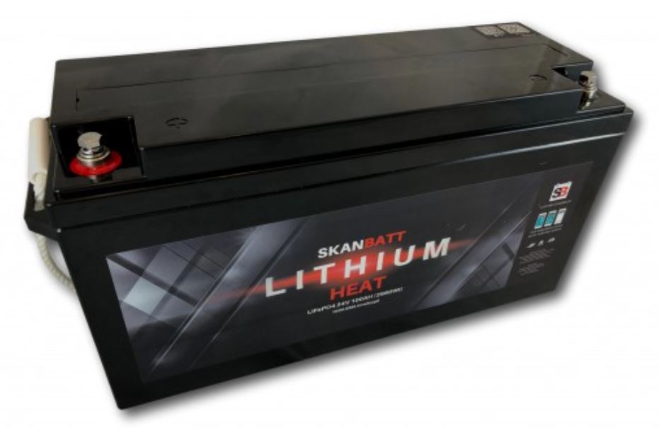 Batteri 24V 100Ah Lit Heat Pro