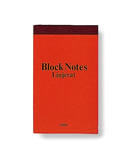 Blocknotes A7 linjerat