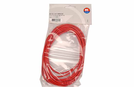 Kabel RKUB 4.0 röd, 5m/förp.