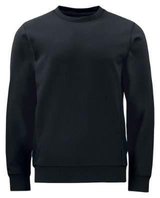 Sweatshirt Rund Hals Svart M