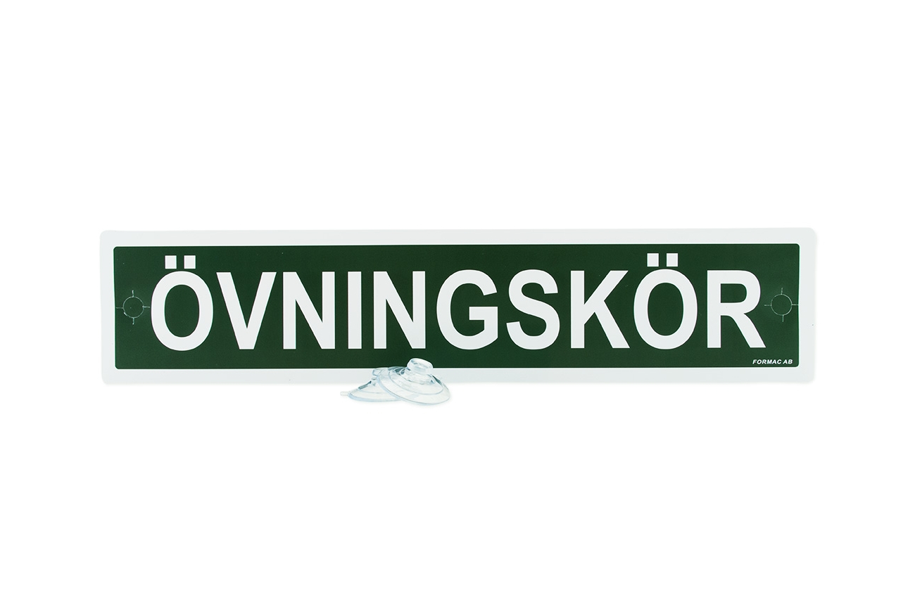 vningskr skylt grn sugpropp