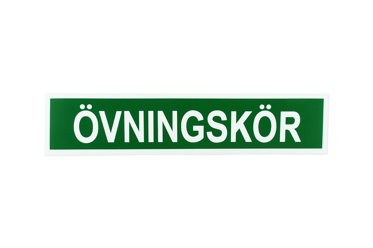 vningskr skylt grn premium