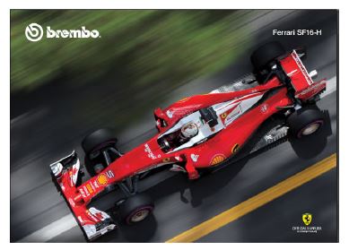 Brembo 2016 Ferrari Poster