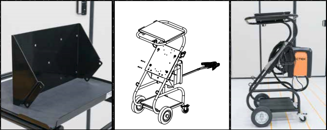 CTEK hylla PRO 60,120 trolley