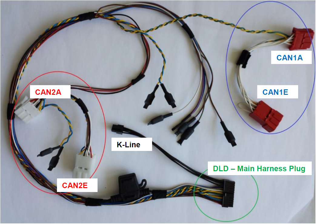 Kabel Y-installation DLD WR II