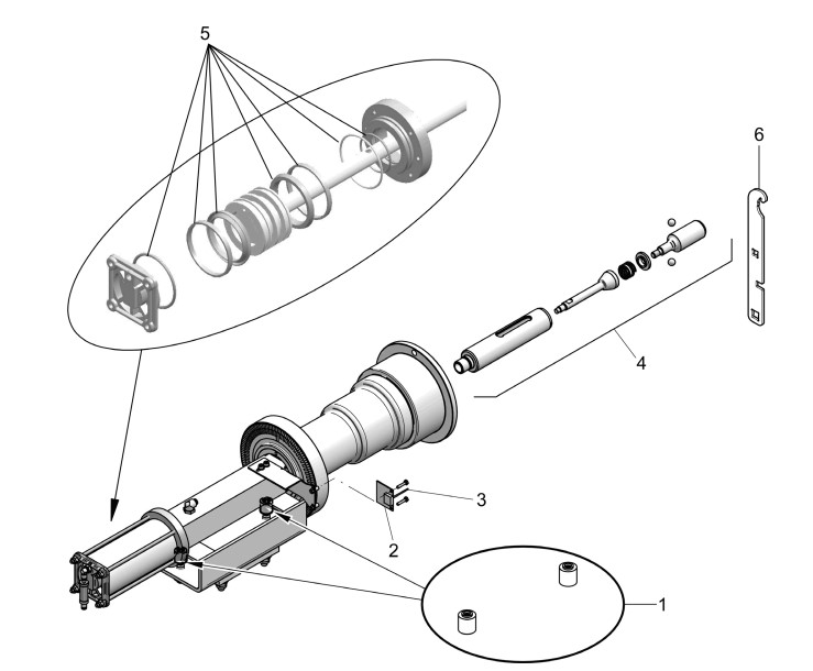 GASKET KIT FOR CYLINDER