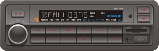Bilstereo/radio m backup
