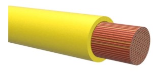Kabel R2 0.5mm, gul
