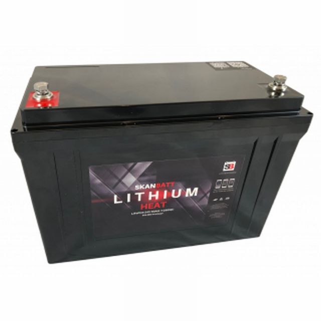 Batteri 24V 50Ah Litium Heat