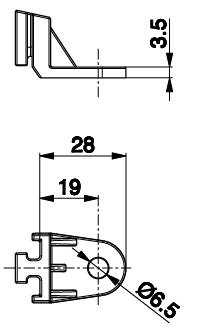 Fste VA-flktar 28x3,5 mm