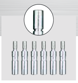 Set of 6 extensions for metal