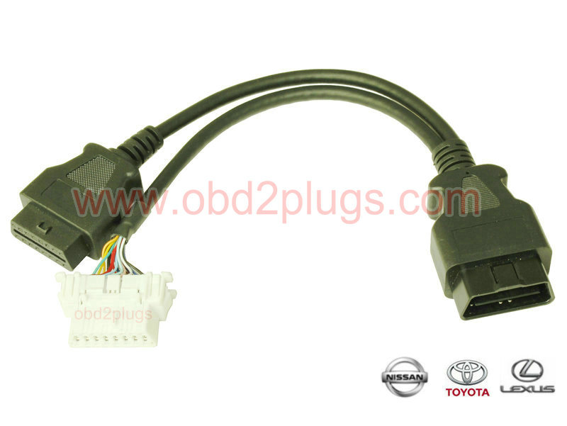 OBD2 Y-kabel, Toyota & Nissan