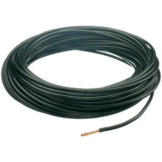 Fl-Kabel ring 50m svart 6,0