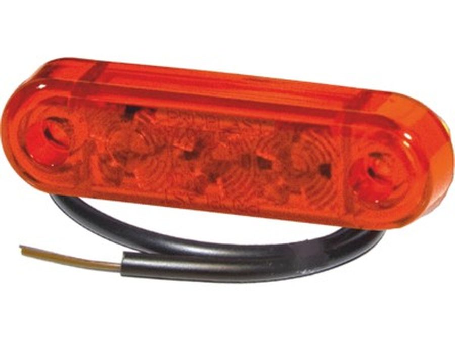Äärivalo LED Pro-Slim , punainen 12V