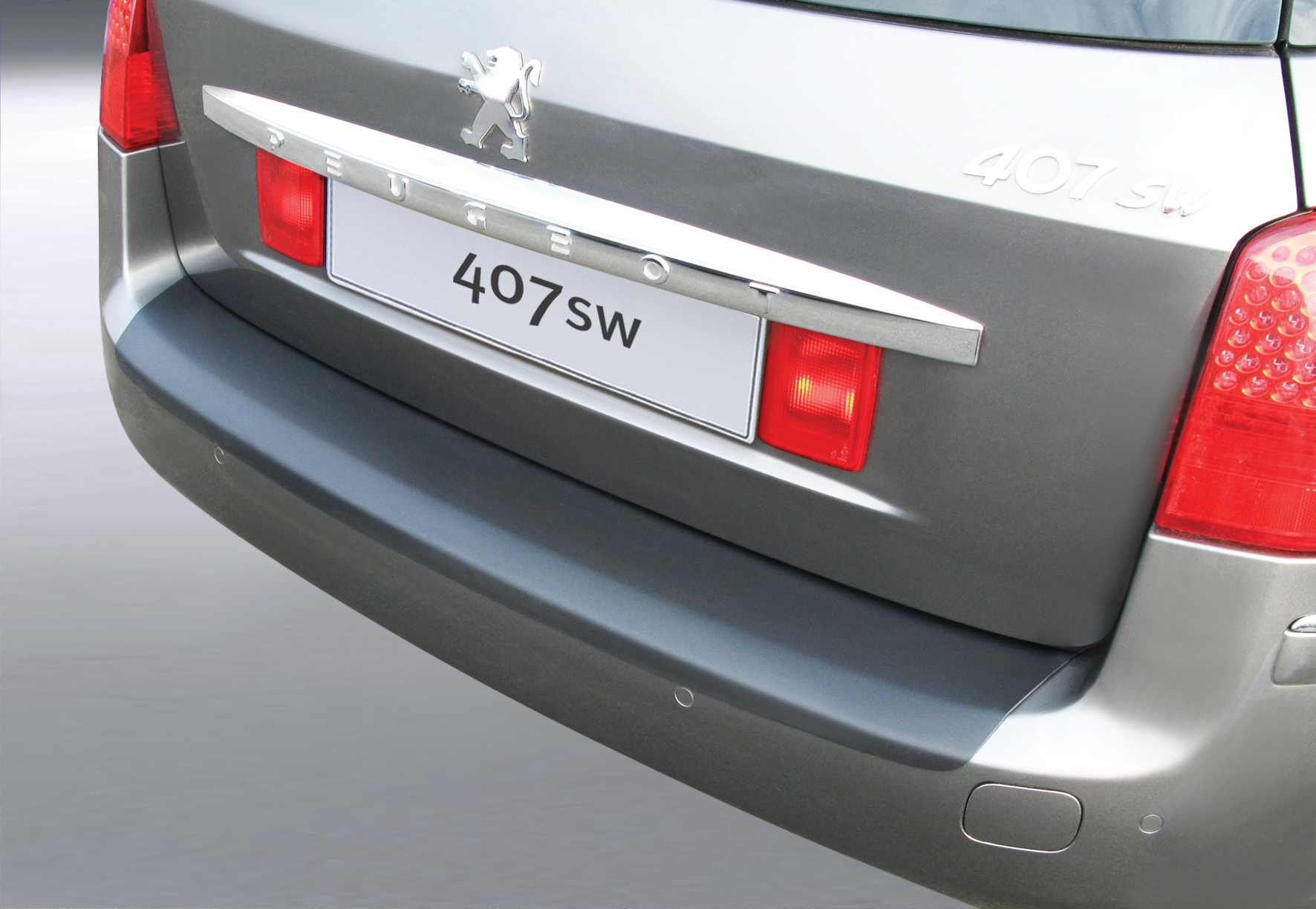 Takapuskurin kolhusuoja Peugeot 407SW 4/2009-2/2011