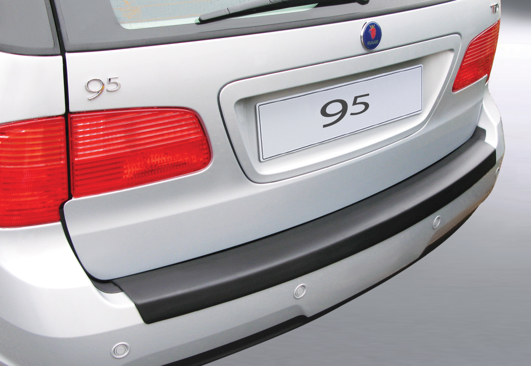 Takapuskurin kolhusuoja Saab 9-5 Combi 9/2005-