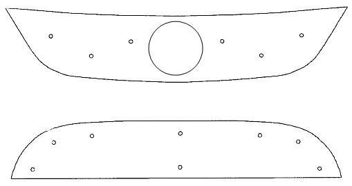 Maskisuoja Volkswagen Tiquan S&S 08-10 (Kopio)