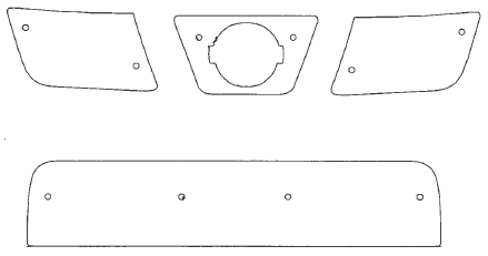 Maskisuoja Nissan NP300 2008-