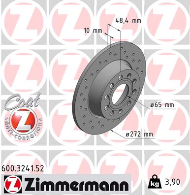 Bromsskiva 272x10 Premium spor